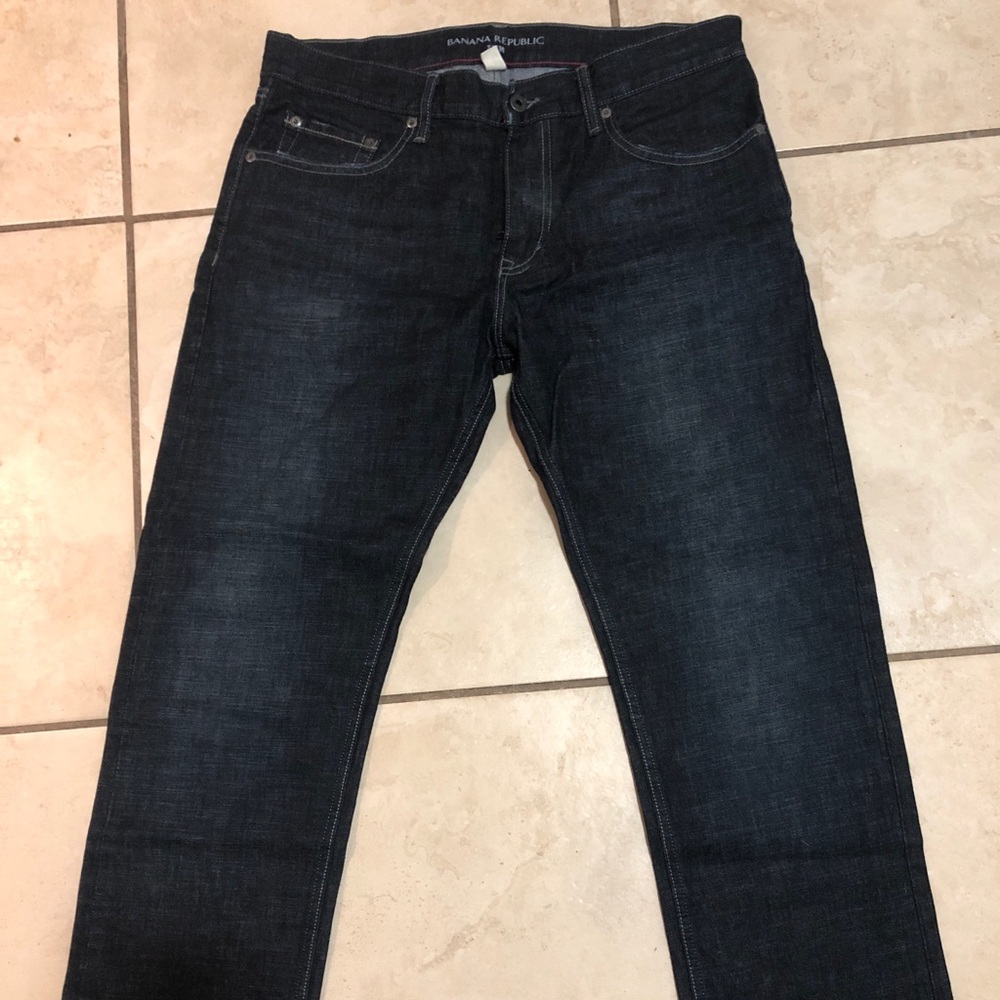 Banana republic slim selvage jeans NWOT 33x34
